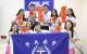 中原大學菲律賓國際志工資訊教育團在營隊課程中安排寫春聯體驗，讓學生開心學習