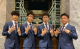 2020年第52屆國際化學奧林匹亞競賽我國參賽選手，左起為張恆睿、黃士朋、吳建沂、陳孟甫