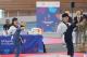 (附件照片3)1110523-1-跆拳道品勢選手陳倍雅(左)、蘇靖哲(右)搶下2022年世界中學運動會跆拳道品勢混雙金牌(中華民國高級中等學校體育總會提供)。