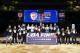 (附件照片3)1120323-2-「111學年度大專籃球聯賽UBA」決賽記者會，各級組16支隊伍球員代表宣示合影。