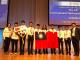 (左起)葉均承副教授、2019年銅牌國手蕭明(現就讀國立臺灣大學)、張博甡、卓育安、張齊安、江恩驊、許孟哲、鐘奇恩、高竹嵐副教授、林延輯副教授