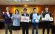 (附件照片2)1140508-1-2025雙北世界壯年運動會開幕典禮將以「We share the same Sky」為主題，象徵共享、包容的精神，更展現臺北及新北雙城的活力、文化與對運動熱情的表現，歡迎民眾到場為選手加油。(左起體育署國際及兩岸運動組李聯康科長、世壯運發言人郭音蘭、洪志昌副署長、世壯運執行辦公室黃臣豪參議、吳錫佳副主任).JPG