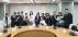 陳教育副參事俞妏於3月24日接待第21屆台日文化交流青少年獎學金活動臺灣研修團一行14人