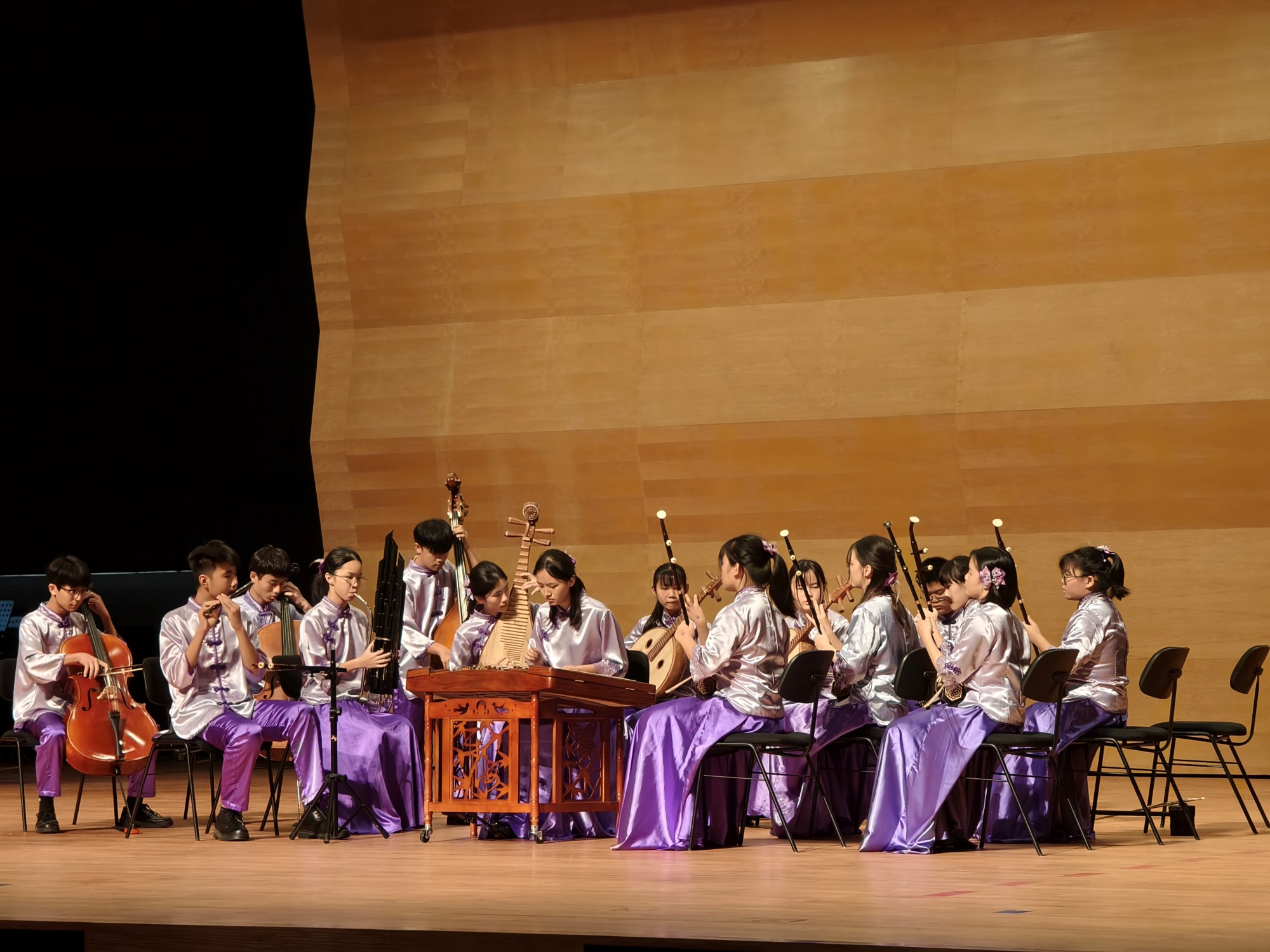 114學年度全國學生音樂比賽演出實況-臺南市歸仁區歸仁國中絲竹室內樂合奏_大圖