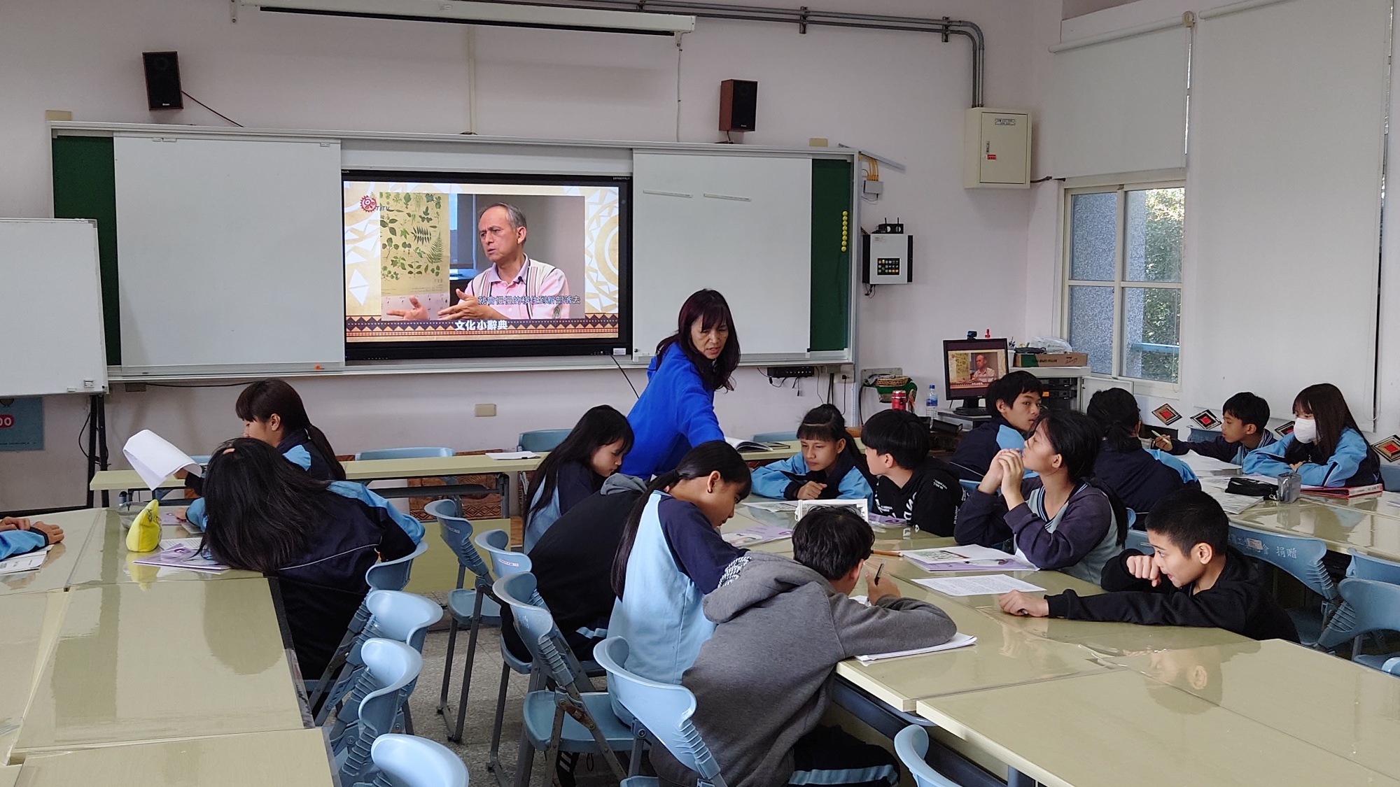 花蓮縣立秀林國中因太魯閣族學生占80%，每週開設太魯閣族語課程.JPG_大圖