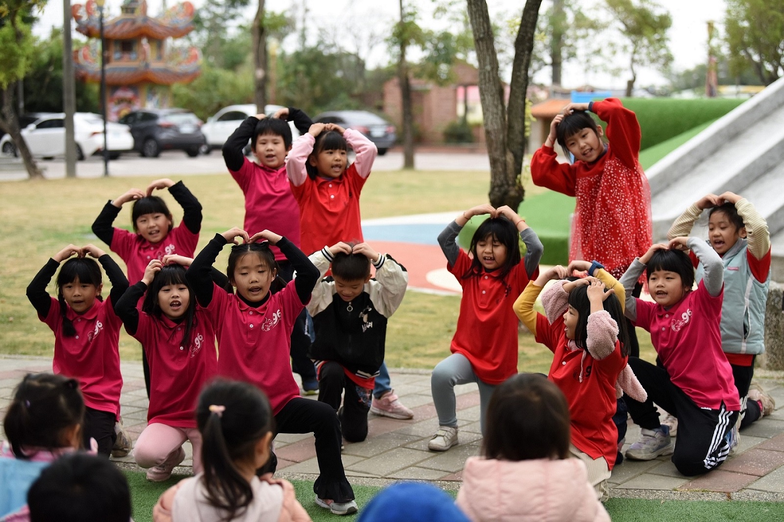 嘉義縣竹村國小寒假期間至社區幼兒園表演舞蹈_0_大圖